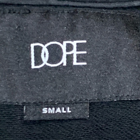 DOPE Script all over Crewneck Size Small - Picture 4 of 5